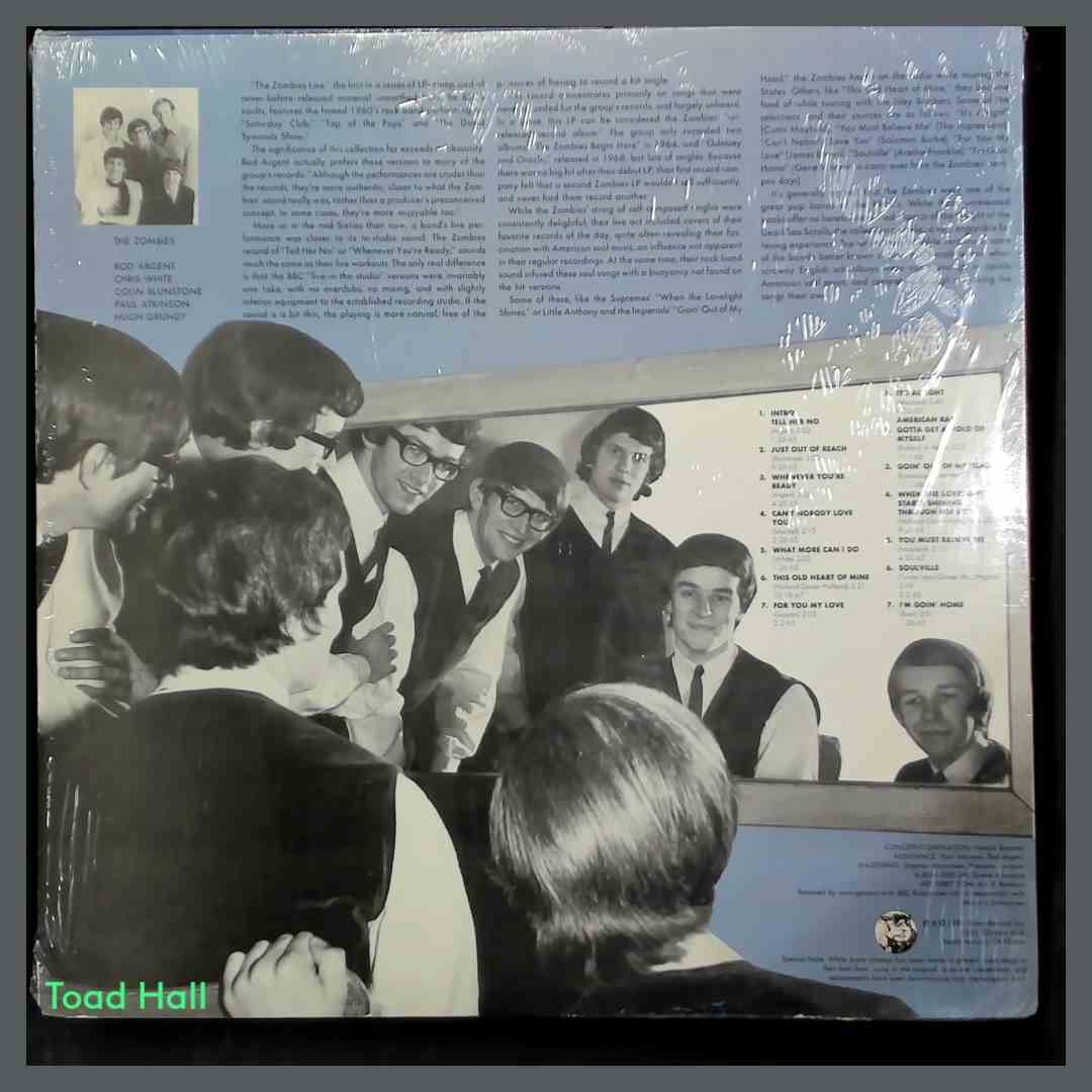 ZOMBIES Live On The BBC 1965-1967 Used Vinyl LP