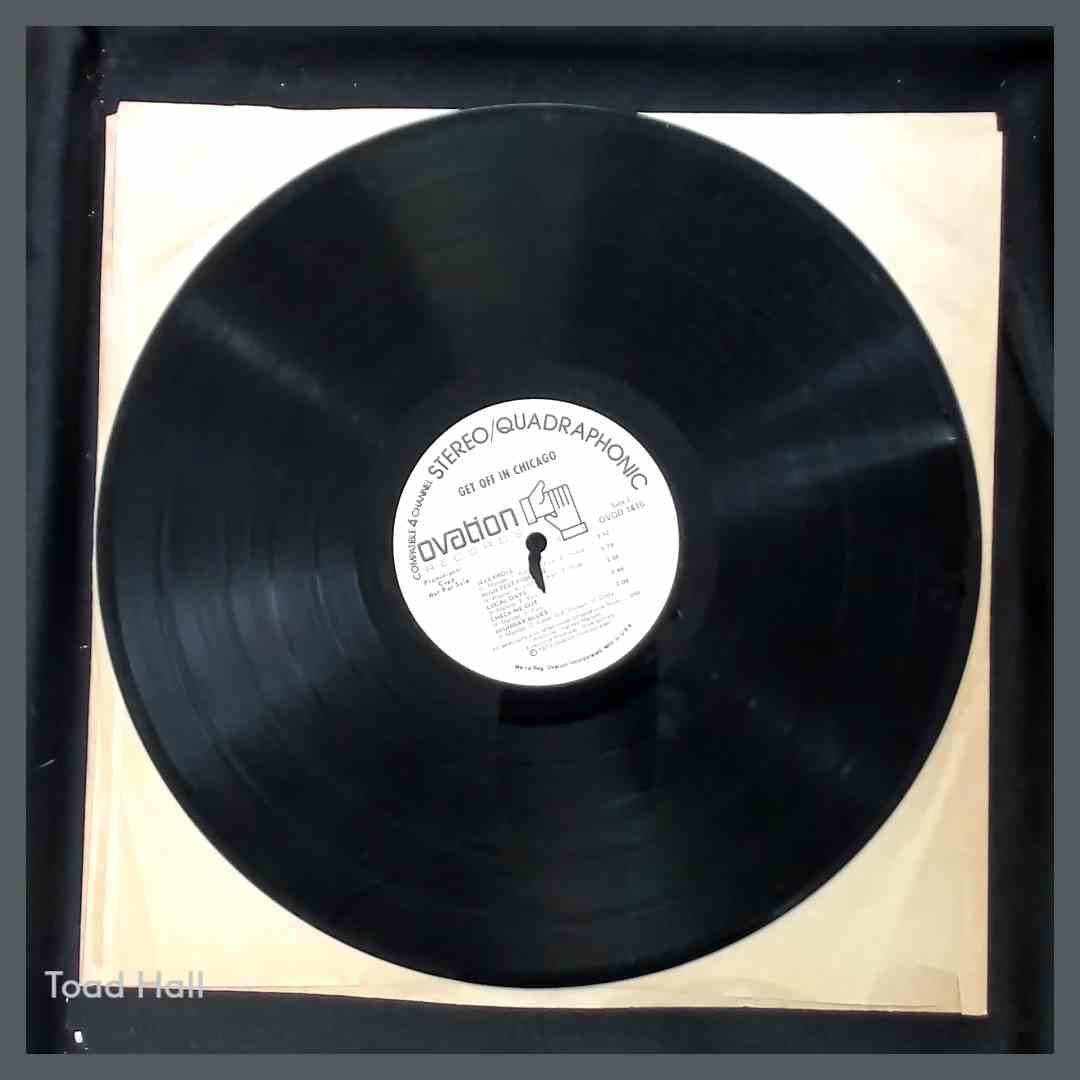 VARIOUS ARTISTS Get Off In Chicago Produced by Harvey Mandel Used Vinyl LP Quadraphonic