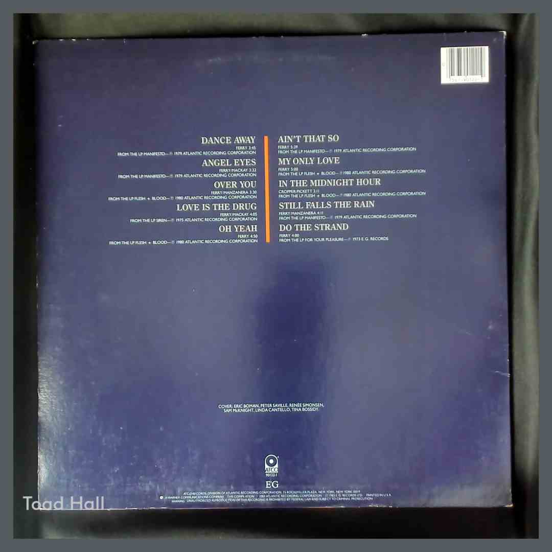 ROXY MUSIC The Atlantic Years 1973 - 1980 Used Vinyl LP