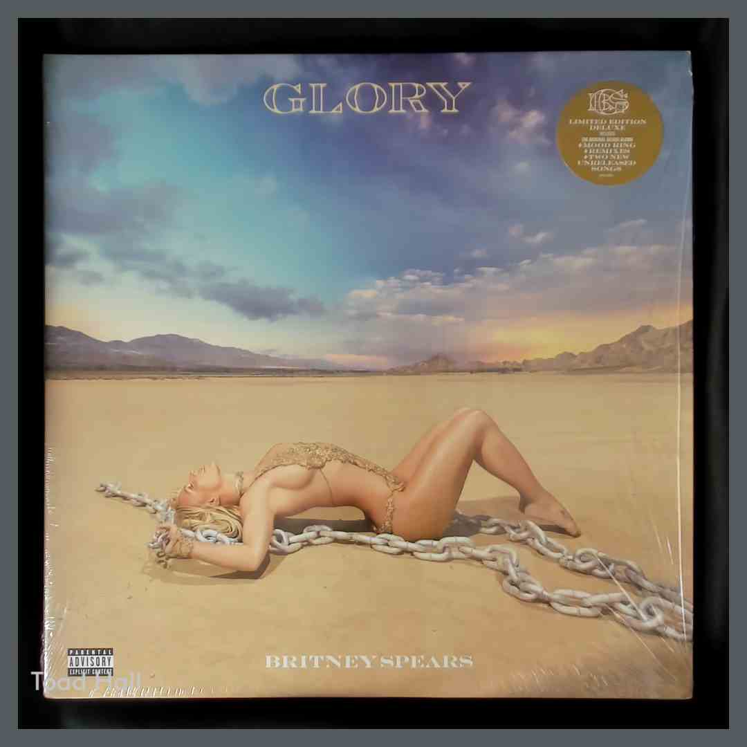 BRITNEY SPEARS Glory Ltd Ed Deluxe White Vinyl Mispress LP x 2 Used Vinyl LP