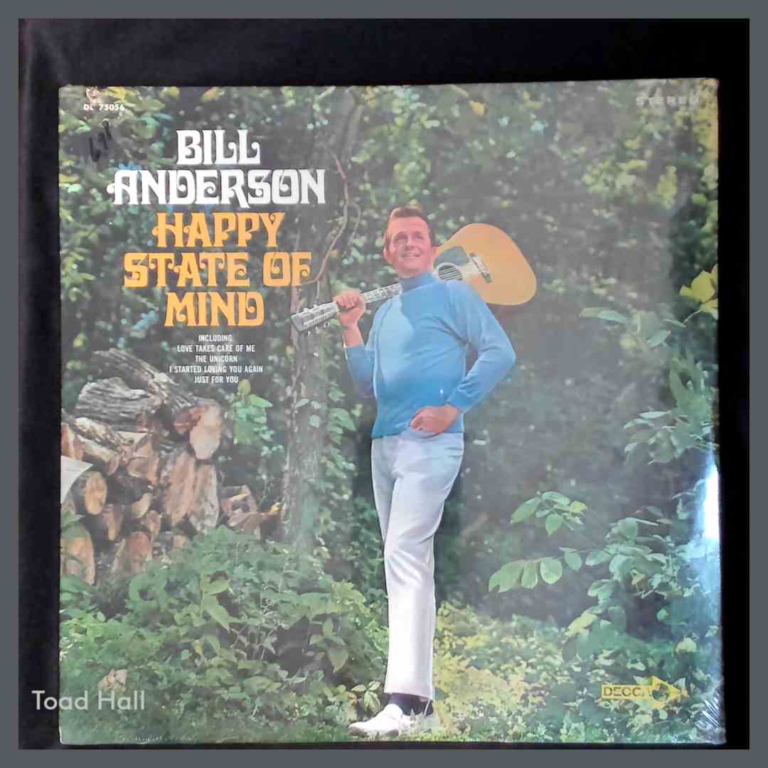BILL ANDERSON Happy State Of Mind New/Sealed Vintage Record LP