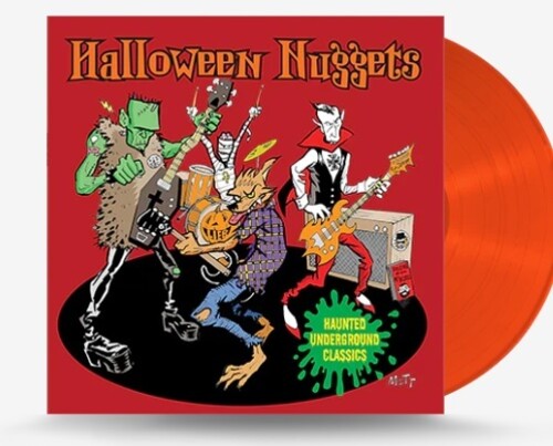 VARIOUS ARTISTS Halloween Nuggets New Vinyl LP Neon Orange Vinyl