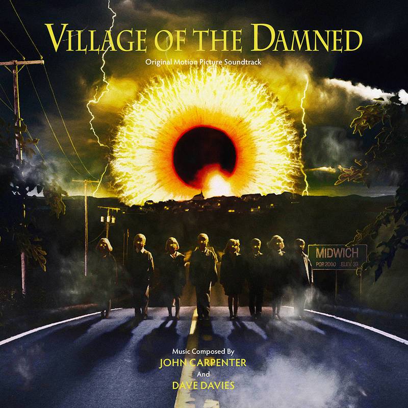 JOHN CARPENTER AND DAVE DAVIES Village Of The Damned (Original Motion Picture Soundtrack) (Marbled Orange Vinyl) New Vinyl LP RSD 2021