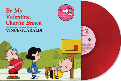 VINCE GUARALDI Be My Valentine, Charlie Brown Red Vinyl New Vinyl LP