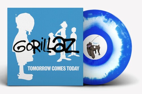 GORILLAZ Tomorrow Comes Today EP Blue and White Vinyl New Vinyl LP