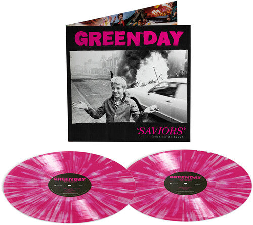 GREEN DAY Saviors New Vinyl LP hot pink with white splatter vinyl