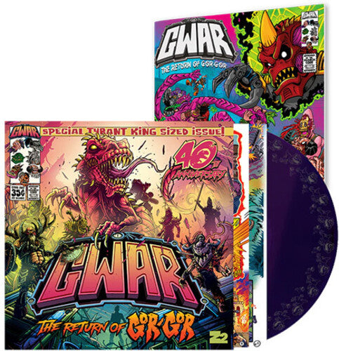 GWAR The Return of Gor Gor (180g Vinyl) Purple Vinyl New Vinyl LP