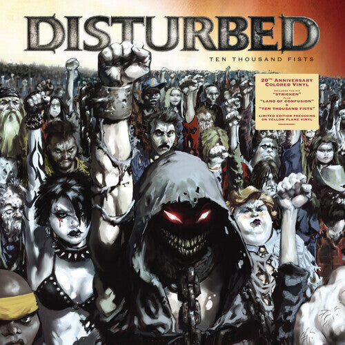 DISTURBED Ten Thousand Fists (Yellow Flame Vinyl) New Vinyl 2 LP