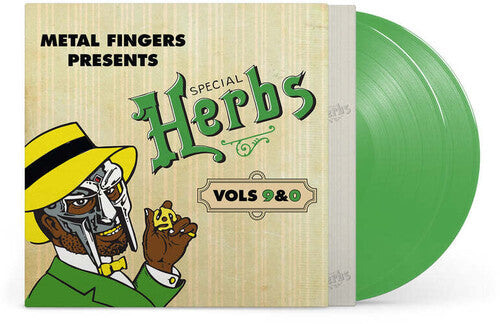 MF DOOM Metal Fingers Presents: Special Herbs Vol. 9 & 0 (Green Vinyl) New Vinyl 2 LP