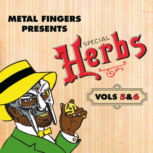 MF DOOM Metal Fingers Presents: Special Herbs Vol. 5 & 6 (Red Vinyl) New Vinyl 2 LP