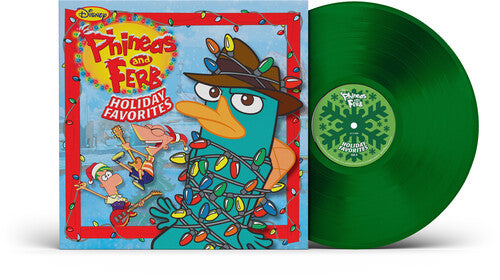 Phineas and Ferb Holiday Favorites New Vinyl LP Hoilday Green Vinyl