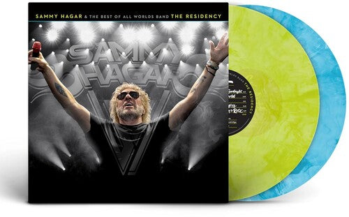 SAMMY HAGAR Sammy Hagar & The Best Of All Worlds Band: The Residency (Amplified Lime and Reverb Blue Vinyl) New Vinyl 2 LP