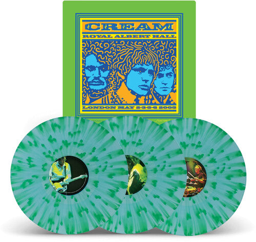 CREAM Royal Albert Hall London May 2-3-5-6 2005 (Live) (Blue and Green Vinyl) New Vinyl 3 LP