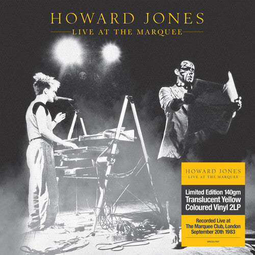 HOWARD JONES Live At The Marquee (Transparent Yellow Vinyl) New Vinyl LP