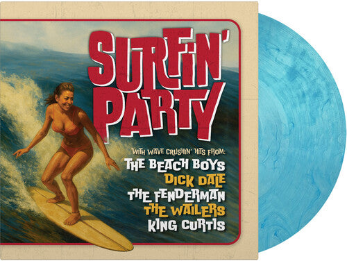 VARIOUS ARTISTS Surfin' Party Ltd Ed Blue Vinyl New Vinyl LP