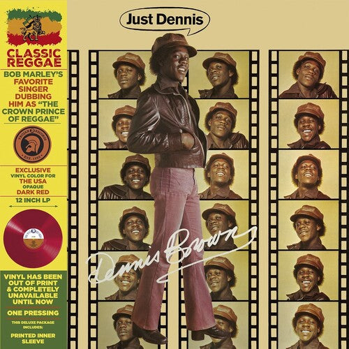 DENNIS BROWN Just Dennis New Vinyl LP Red Vinyl