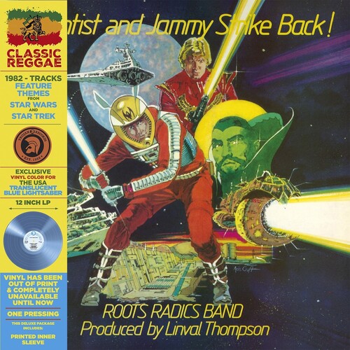 ROOTS RADICS BAND Scientist & Jammy Strike Back! New Vinyl LP Blue Lightsaber Vinyl