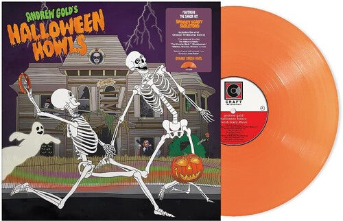 ANDREW GOLD Halloween Howls: Fun & Scary Music (Clear Orange Vinyl) New Vinyl LP