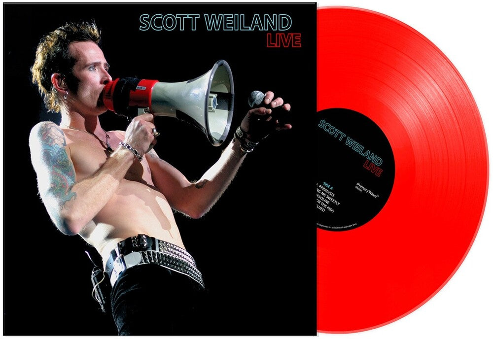 the album cover for Scott Weiland - Scott Weiland: Live [Red]