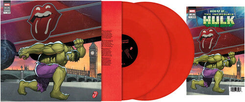 ROLLING STONES Foreign Tongues + Marvel Comic Book HULK New Vinyl LP Red Vinyl