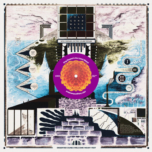 KING GIZZARD AND THE LIZARD WIZZARD Polygondwanaland New Vinyl LP Purple Translucent Vinyl