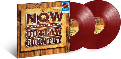 NOW That's What I Call Music! Outlaw Country (Red Vinyl) New Vinyl 2 LP