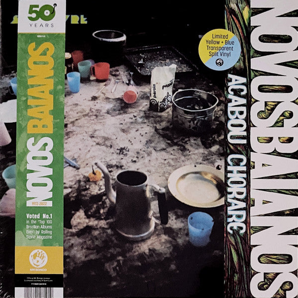 Os Novos Baianos - Acabou Chorare - Ltd Yellow + Blue Split Vinyl New