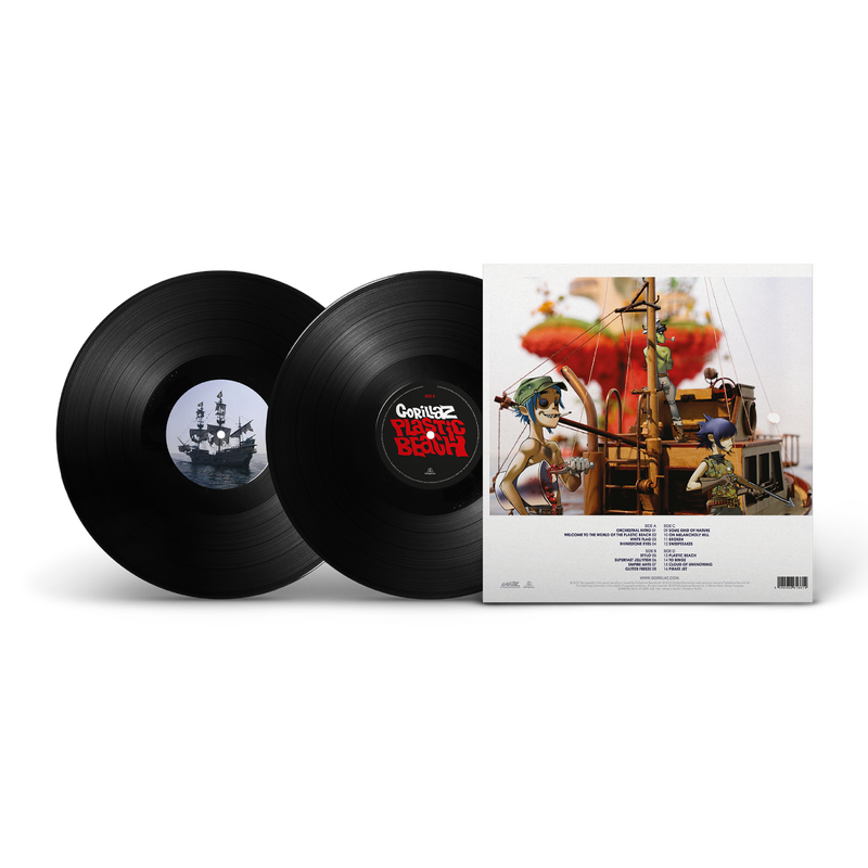 GORILLAZ Plastic Beach New Vinyl LP