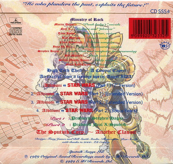 SIGUE SIGUE SPUTNIK Albinoni vs Star Wars Used CD, VG+