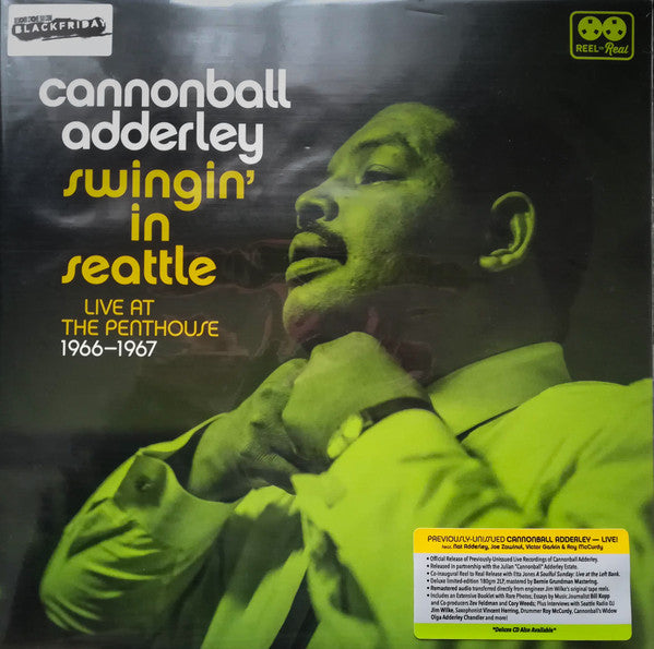 CANNONBALL ADDERLEY Swingin' In Seattle: Live At The Penthouse (1966-1967) New Vinyl LP