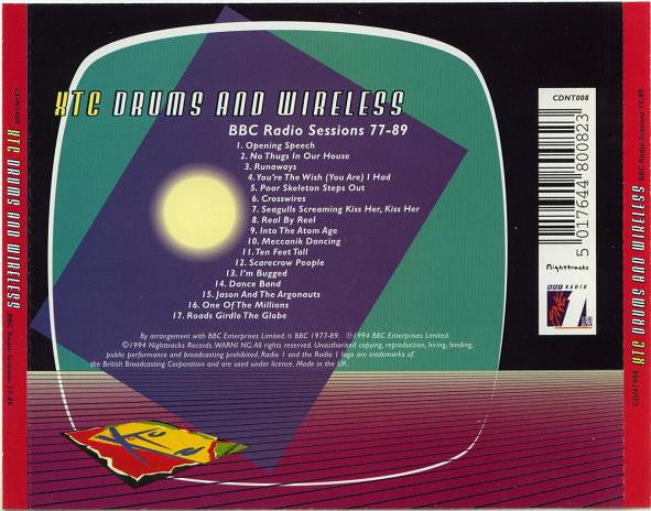 XTC Drums and Wireless BBC Radio Sessions 77 - 89 CD, like new