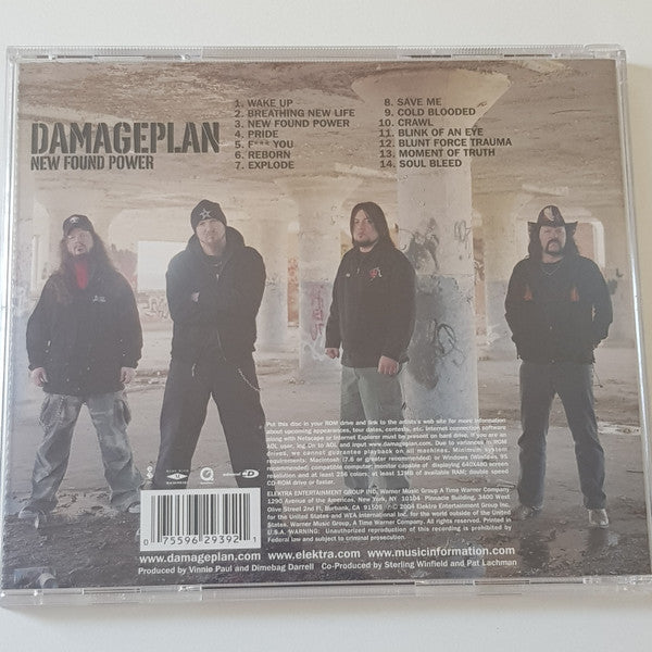 DAMAGEPLAN New Found Power Used CD, Like New