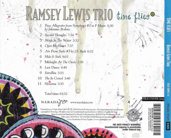 RAMSEY LEWIS TRIO Time Flies CD, new/sealed