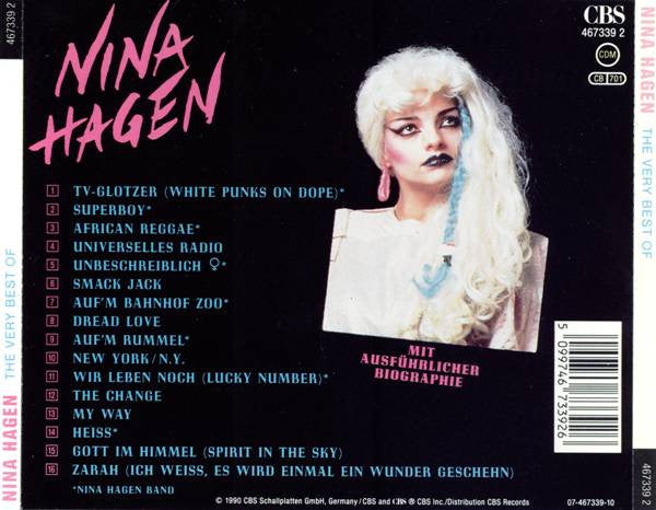 NINA HAGEN The Very Best Of Used CD, VG+