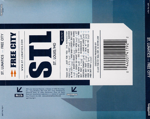 ST. LUNATICS Free City CD, new/sealed