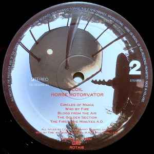 COIL Horse Rotorvator Used Vinyl LP, 1987, no insert