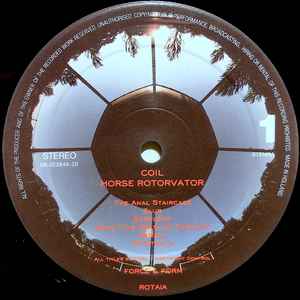 COIL Horse Rotorvator Used Vinyl LP, 1987, no insert