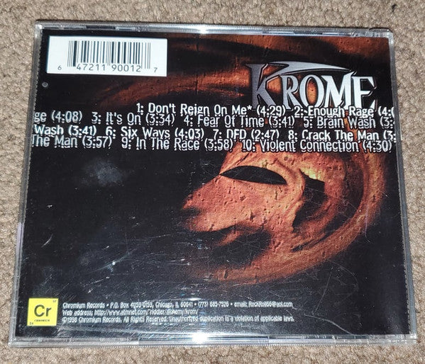 KROME Enough Rage CD, very good plus