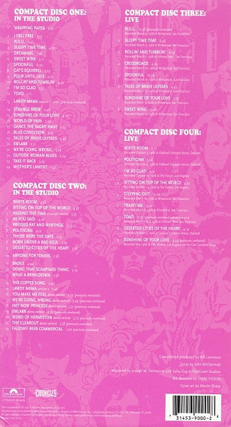 CREAM Those Were The Days CD box set, sealed/new