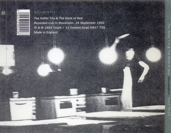 HAFLER TRIO & THE SONS OF GOD Resurrection Used CD, VG+