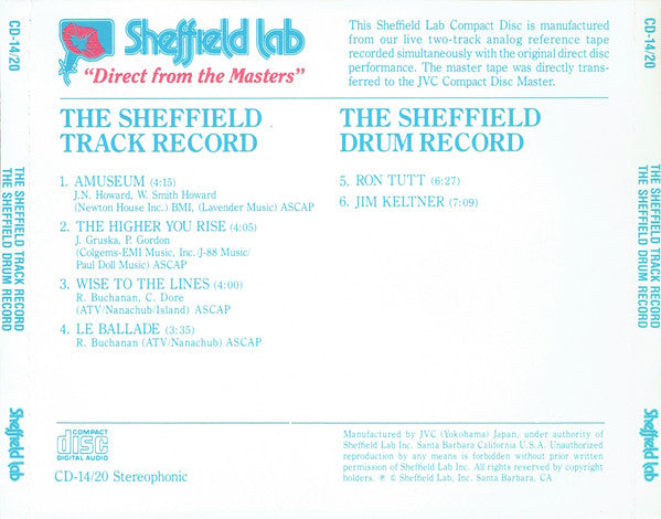 VARIOUS Sheffield Drum Record/Sheffield Track Record CD, very good plus