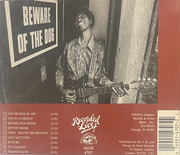 HOUND DOG TAYLOR & THE HOUSE ROCKERS Beware Of The Dog! Used CD Like New