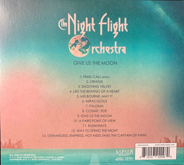 The Night Flight Orchestra Give Us The Moon CD, new/sealed