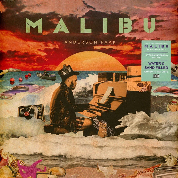 ANDERSON .PAAK Malibu (Limited Water and Sand Filled Vinyl) New Vinyl 2 LP
