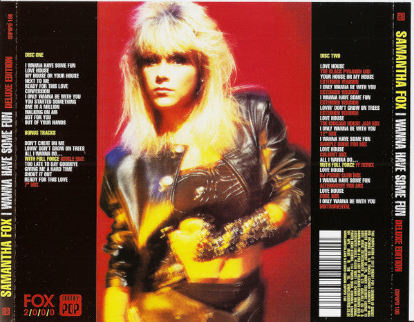 SAMANTHA FOX I Wanna Have Some Fun CD, like new