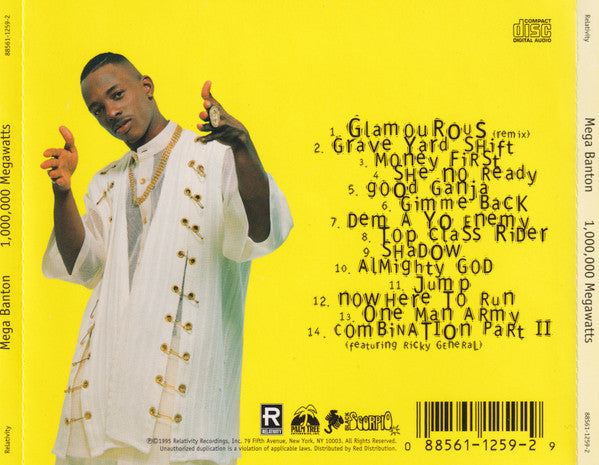 MEGA BANTON 1,000,000 Megawatts CD, new/sealed