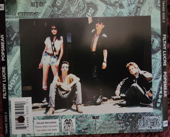 FILTHY LUCRE Popsmear CD, like new