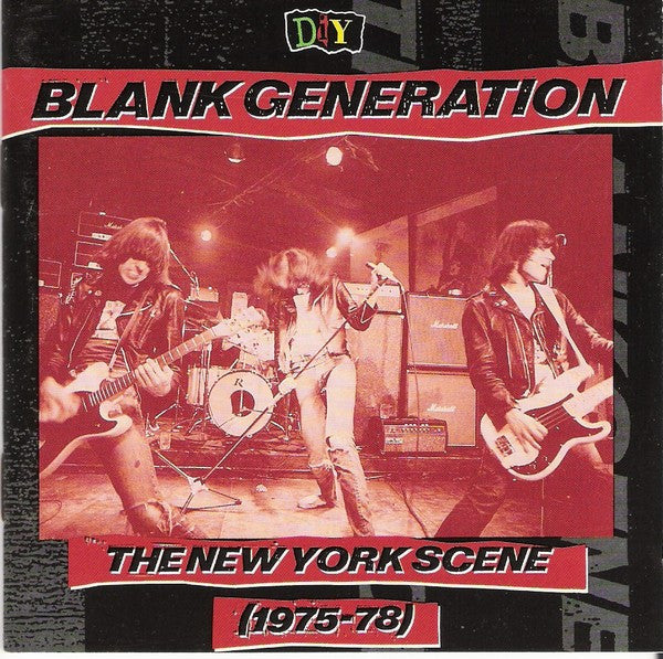 VARIOUS ARTISTS DIY: Blank Generation The New York Scene (1975-78) Used CD, VG+