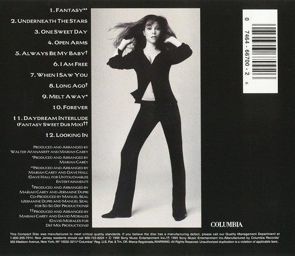 MARIAH CAREY Daydream CD, new/sealed