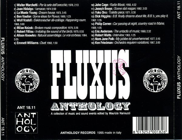 FLUXUS ANTHOLOGY Used CD, VG+